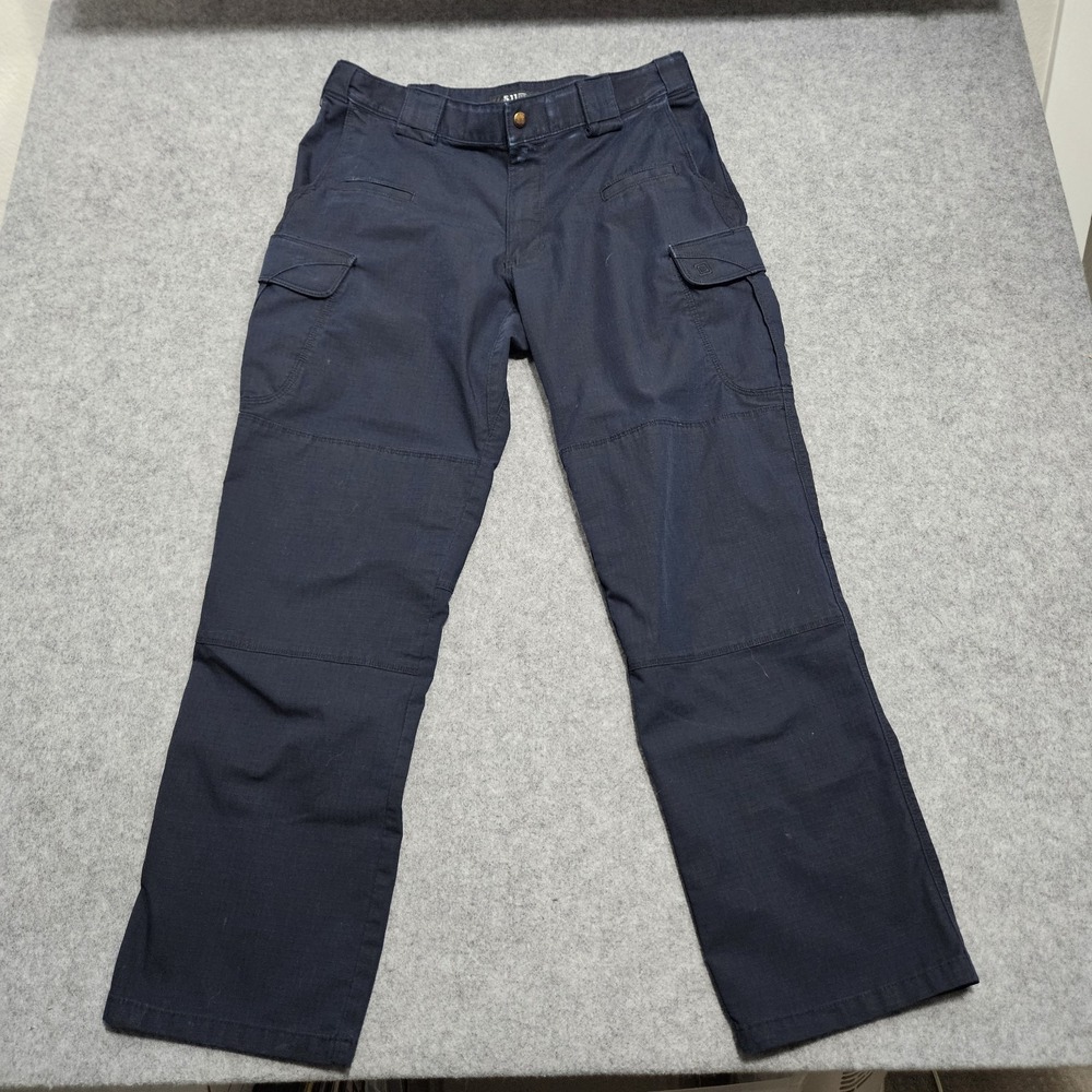 5.11 Tactical Pants Mens‎ 36x32 Relaxed Utility Cargo Ripstop Fast Tac Navy Blue